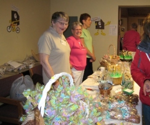 At Chocolate Fest our Women's Fellowship sells tasty sweets.